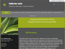 Tablet Screenshot of catherinecarlo.com